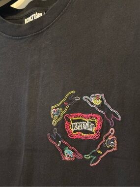 Ice Cream Hand Made SS Knit Tee Black